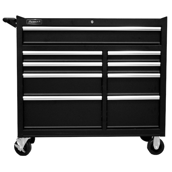 Homak 41in SE Roller Cabinet 9 DRW - Black BK04041097 - main
